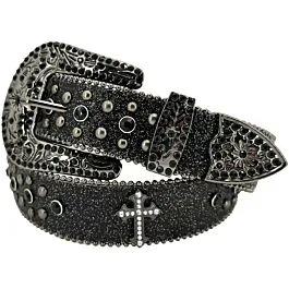 black-rhinestone-belts-rolled.webp display picture 3