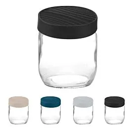 Wholesale Airtight Glass Jars  14 oz Small Storage Jar