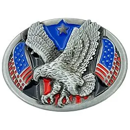 ?NEW?Liberty Bell USA Eagle belt buckle Vintage Made In The USA Metal Belt Buckle Liberty Bell  main image 2