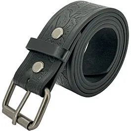 Wholesale Black Western Belts in Bulk - Praying Cowboy
