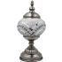 Silver Waves Turkish Lamp - Without Bulb