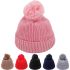 Kid's Warm Pompom Winter Beanie Hat Sets