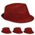 Beach Party Maroon Adult Trilby Fedora Hat