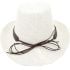 Unisex Off White Paper Straw Western Cowboy Hat
