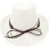 White Paper Straw Western Cowboy Hat