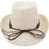 Beige Straw Paper Western Cowboy Hats