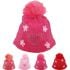 Kid's Sequined Heart Beanie Hat - Winter Essential