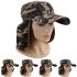 Camouflage Baseball Cap for Men - Sun Summer Hat with Neck Flap