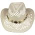Hollow White Straw Beach Cowboy Hat