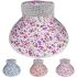Floral Pattern Mesh Panel Summer Hat