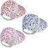 Floral Pattern Mesh Panel Summer Hat