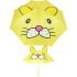 Cheerful Yellow Cat Kid Umbrella