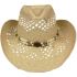 Hollow Light Brown Straw Beach Cowboy Hat