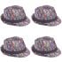 Sparkling Irish Sequin Trilby Fedora Party Hat