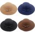 Plain Wide Brim Adjustable Straw Floppy Summer Hats for Women