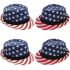 USA American Flag Pattern Trilby Fedora Hat