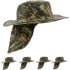 Camouflage Boonie Hat for Men - Dry Leaf Pattern with Neck Flap
