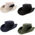 Men's Plain Color Wide Brim Summer Boonie Hat - Quick Dry Hat