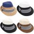 Trending Adult Casual Straw Trilby Fedora Hat Set