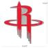 Houston Rockets Belt Buckle