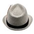 Cream Color Trilby Fedora Hat