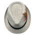 Cream Color Trilby Fedora Hat