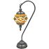 Gold Diamonds Handmade Turkish  Lamp with Swan Neck Style - Without Bulb