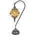 Gold Diamonds Handmade Turkish style Lamp with Swan Neck Style - Without Bulb