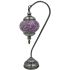 Purple Ocean Handmade Mosaic Lamps with Swan Neck Style - Without Bulb