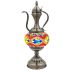 Rainbow Diamond Turkish Mosaic Lamp with Teapot Design- Without Bulb