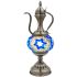 Blue Star Pitcher Turkish Style Lamp - Without Bulb