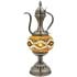Golden Diamonds Moroccan Teapot Lamp - Without Bulb