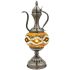 Golden Diamonds Moroccan Teapot Lamp - Without Bulb