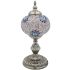 Red and Blue Turkish Mosaic Lamps - Without Bulb