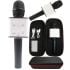 Phone Accessory Karaoke Microphone Black White