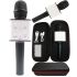 Phone Accessory Karaoke Microphone Black White