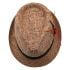 Adult Brown Color Trilby Fedora Hat