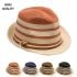 High-Quality Paper Straw Fedora Hat Set with Rope Band