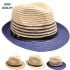 High-Quality Milan Straw Fedora Hat Set with Belt Band