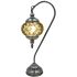 Orange Flower Handmade Mosaic Turkish Lamps with Swan Neck Style - Without Bulb