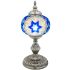 Blue Turkish Mosaic Lamp - Without Bulb