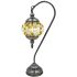 Yellow Cross Mosaic Turkish Lamp with Swan Neck Style - Without Bulb