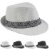 Classic Gentleman Paisley Band Trilby Fedora Hat