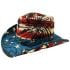 Paper Straw USA Cowboy Hat