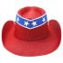 High Quality Rebel Flag Cowboy Hat