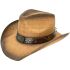 Brown Cowboy Hats - Paper Straw Eagle Band Design