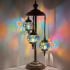 Tiffany Style Colorful Flower Mosaic Floor Lamps with 3 Globes - Without Bulb