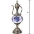 Blue Star Pitcher Turkish Style Lamp - Without Bulb