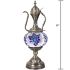 Blue Star Pitcher Turkish Lamp - Without Bulb