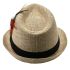 Adult Light Coffee Color Trilby Fedora Hat